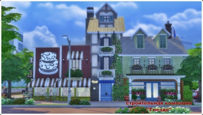 Sims 4 Nostalgia café at Sims by Mulena