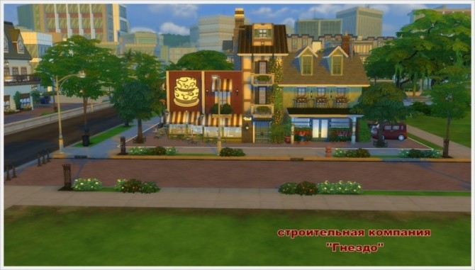 Sims 4 Nostalgia café at Sims by Mulena