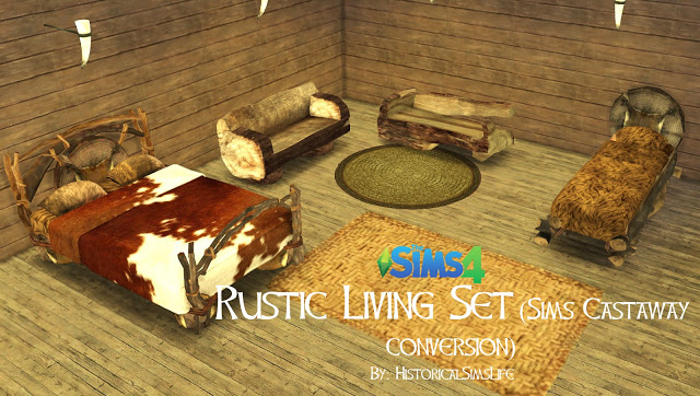 Sims 4 Rustic Living Sims Castaway Conversion by Anni K at Historical Sims Life