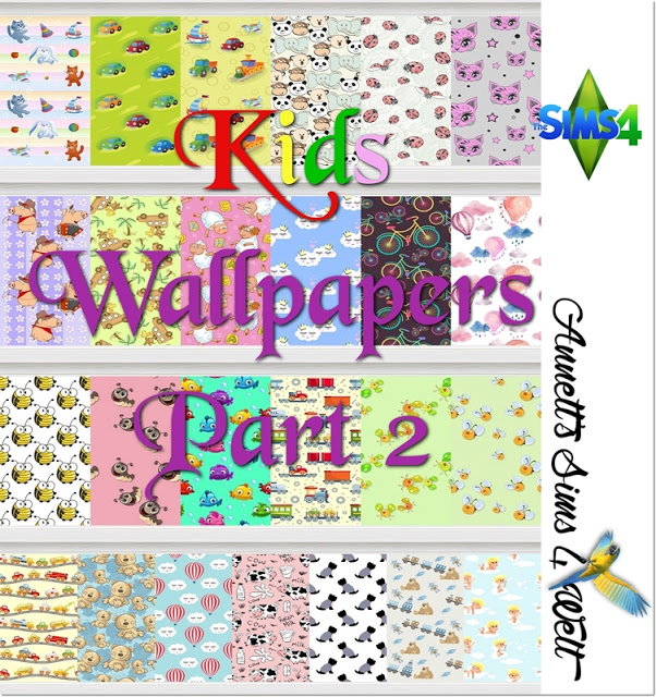 Sims 4 Kids Wallpapers Part 2 at Annett’s Sims 4 Welt