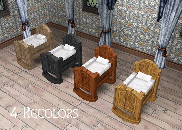Sims 4 Medieval Middle Class Crib by Anni K at Historical Sims Life