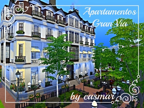 Sims 4 Gran Via Apartaments by casmar at TSR