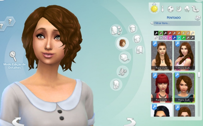 Delirious hair at My Stuff » Sims 4 Updates