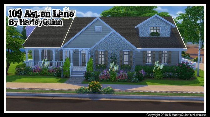 Sims 4 Aspen Lane at Harley Quinn’s Nuthouse