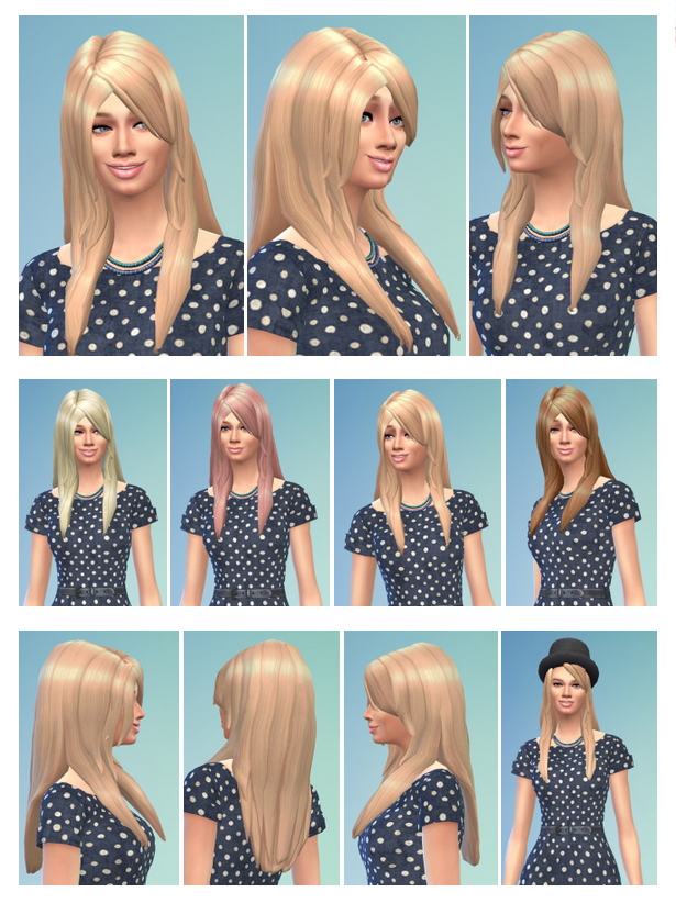 Sims 4 Christie Hair at Birksches Sims Blog