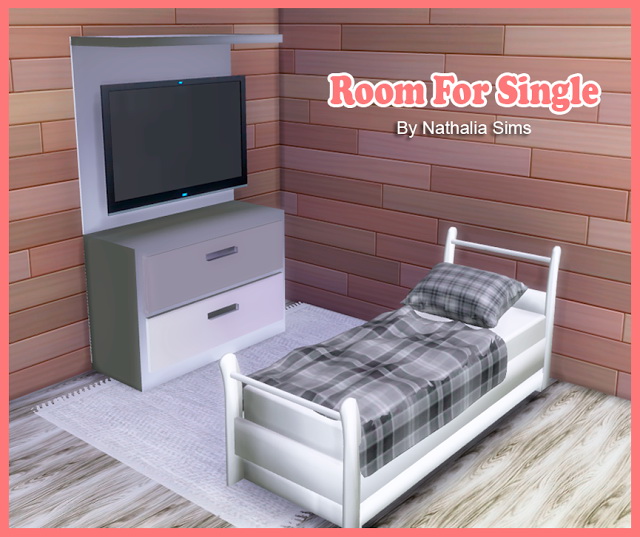 Sims 4 Room For Single at Nathalia Sims