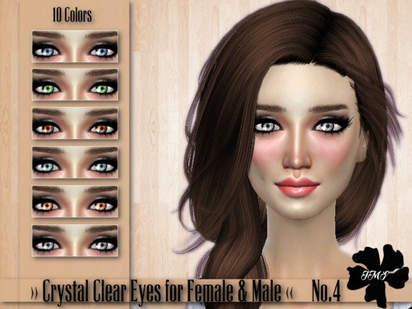 Sims 4 IMF Crystal Clear Eyes N04 F/M by IzzieMcFire at TSR