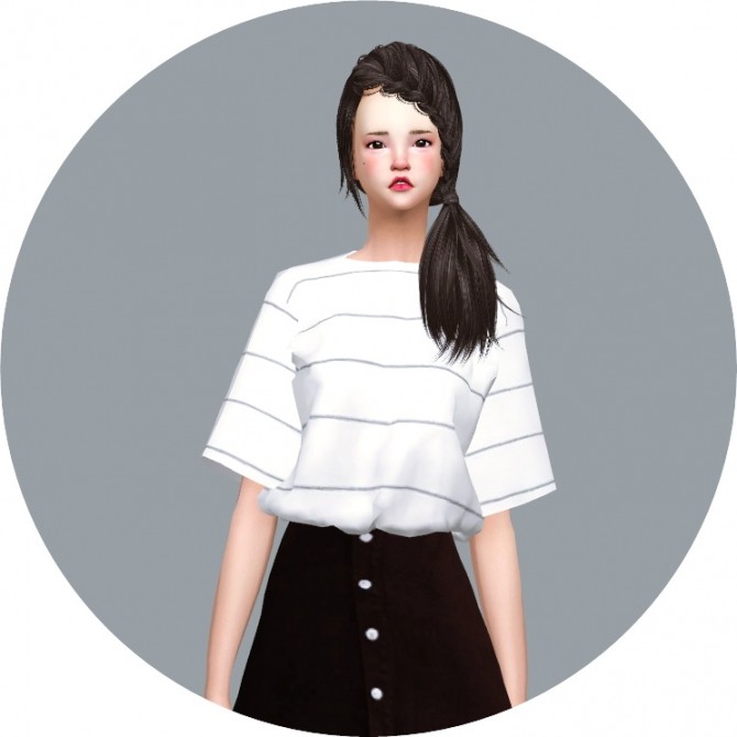 Sims 4 Tucked In Boxy Tee at Marigold