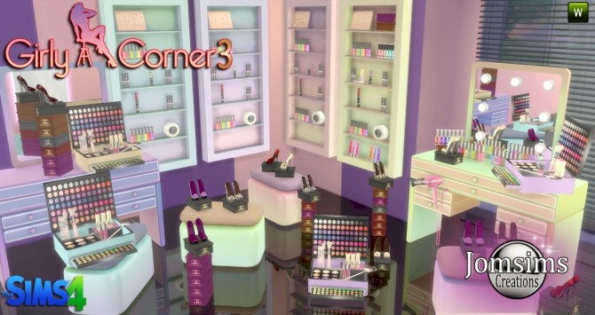 Sims 4 Girly corner 3 set at Jomsims Creations