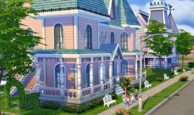 Sims 4 Victorian Dollhouse at Hafuhgas Sims Geschichten