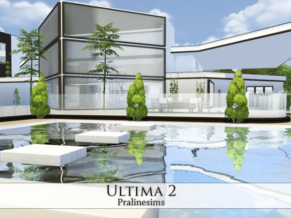 Sims 4 Ultima 2 house by Pralinesims at TSR