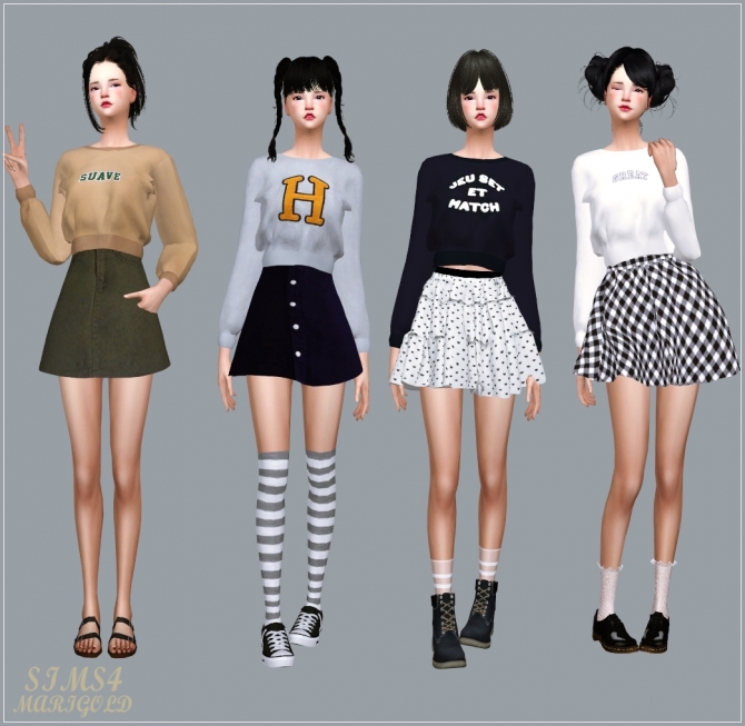 New Sweat Shirt at Marigold » Sims 4 Updates