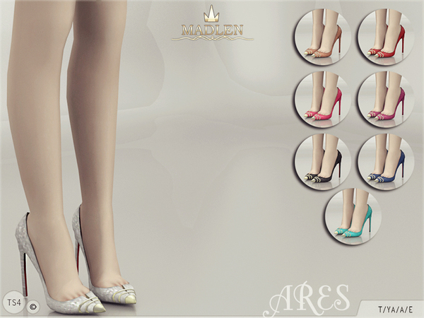 Sims 4 Madlen Ares Shoes by MJ95 at TSR