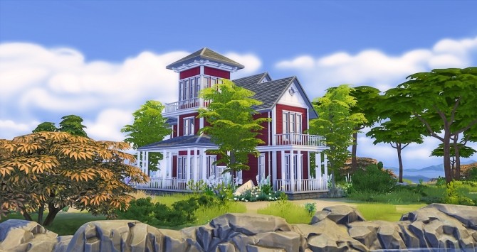 Sims 4 Winton Beach House at Simsational Designs