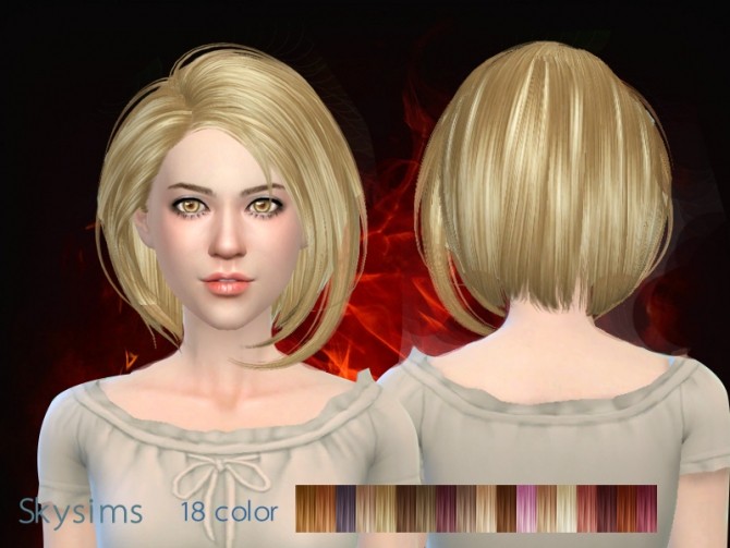 Sims 4 Skysims hair 021 (Pay) at Butterfly Sims