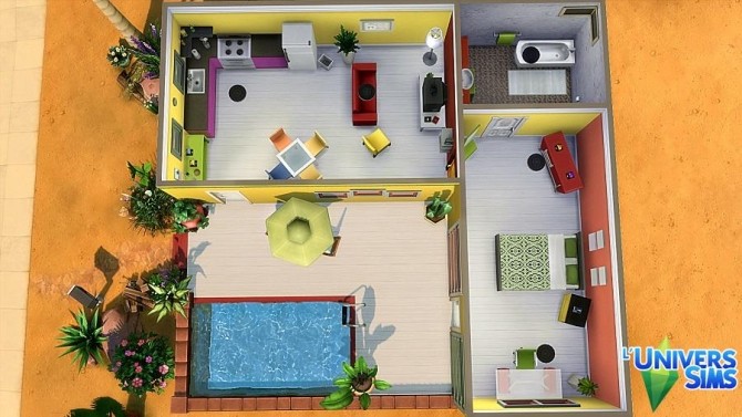 Sims 4 Tampico house by MatSims Créa at L’UniverSims