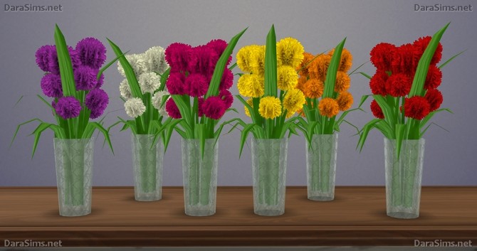 Sims 4 Flowers Set at Dara Sims