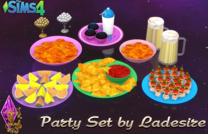 Sims 4 Party Set at Ladesire