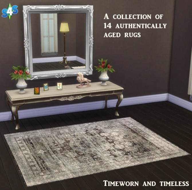 Sims 4 14 aged rugs by OM at Sims 4 Studio