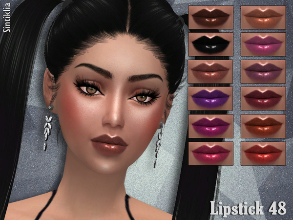 Sims 4 Lipstick 48 by Sintiklia at TSR