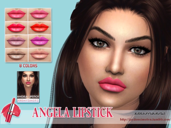 Sims 4 Jeremy Angela Lipstick (f) by jeremy sims92 at TSR