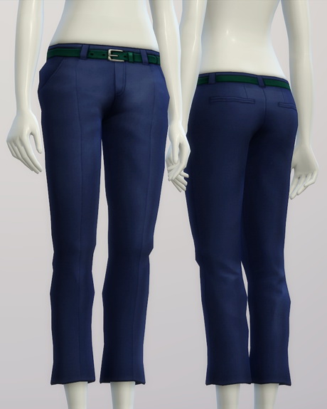 Sims 4 Basic slacks F 20 colors at Rusty Nail