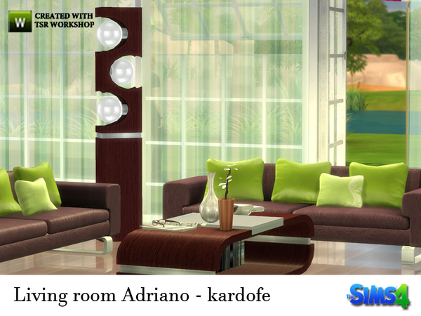 Sims 4 Adriano livingroom by kardofe at TSR