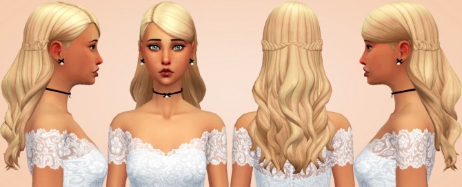 Sims 4 Bridesmaid Hair at Simduction