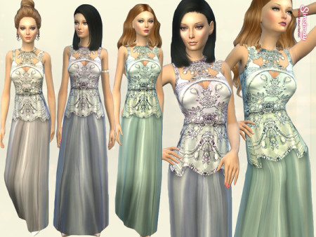 Elucia Embellished Gown by Simsimay at TSR » Sims 4 Updates