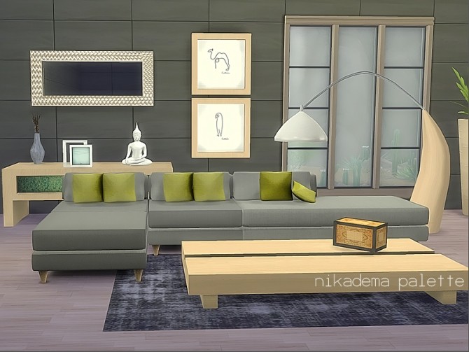 Sims 4 Palette Livingroom at Nikadema Designs