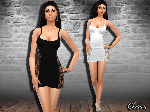 Sims 4 Sidney Dress by Saliwa at TSR