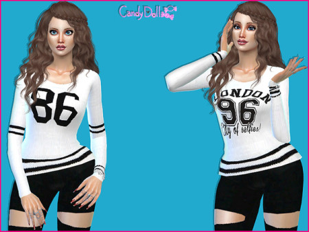 CandyDoll CuteSporty Tops by DivaDelic06 at TSR
