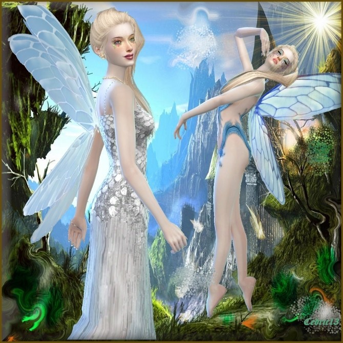 Sims 4 Aveleen fairy sim by Cedric13 at L’univers de Nicole. 