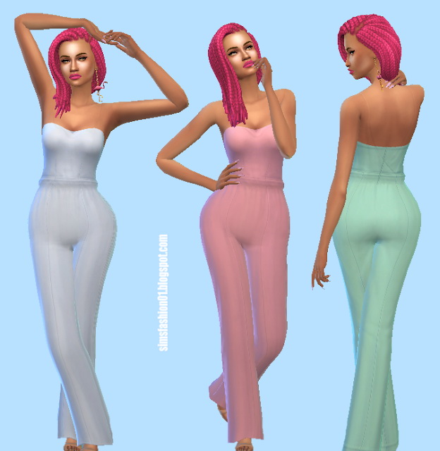 Sims 4 Overalls Fashion at Sims Fashion01