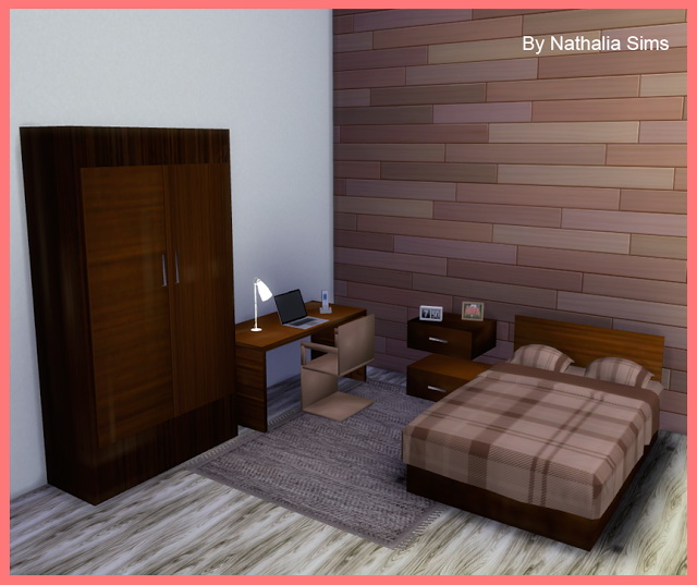 Sims 4 The First bedroom at Nathalia Sims