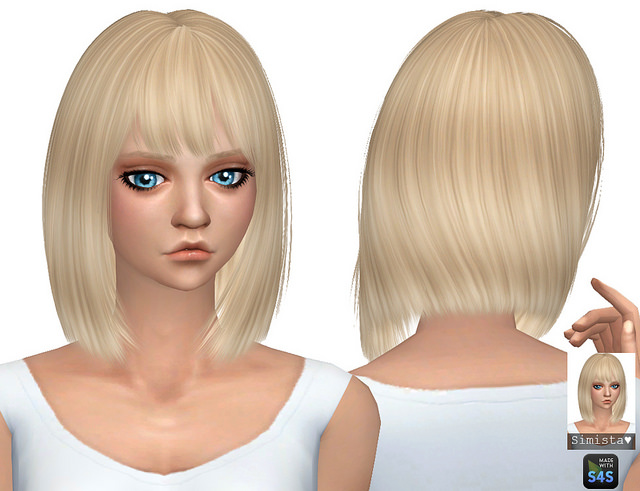 Sims 4 Silver Hair Retexture at Simista