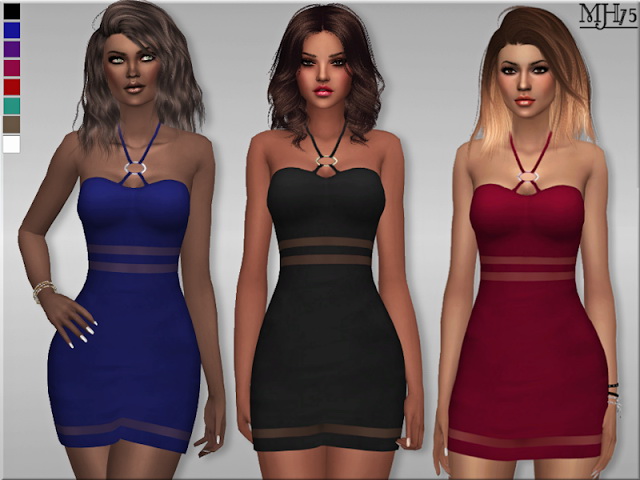 Sims 4 Risky Dress by Margeh75 at Sims Addictions
