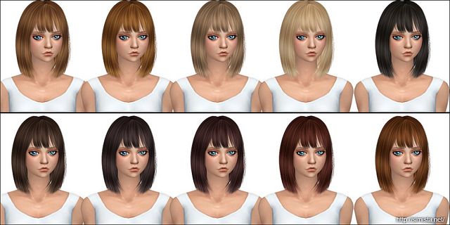 Sims 4 Silver Hair Retexture at Simista