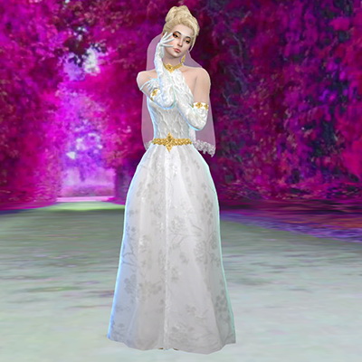 Sims 4 Wedding dress set at Trudie55