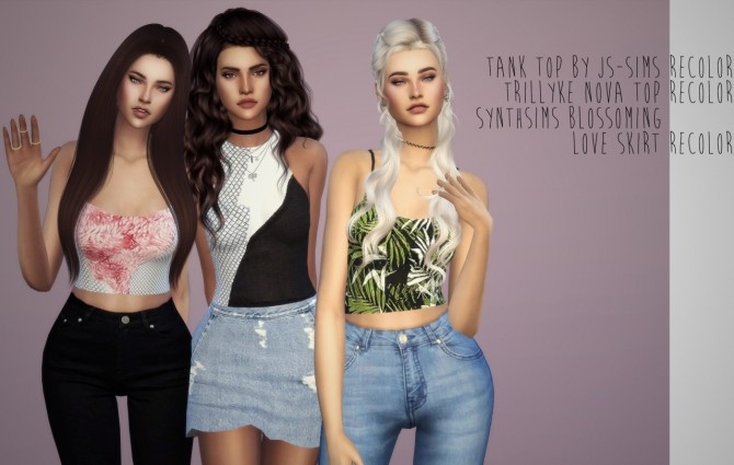 Sims 4 Collection of recolors at Viirinx