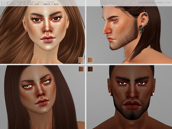 Sims 4 PS Luca Skin by Pralinesims at TSR