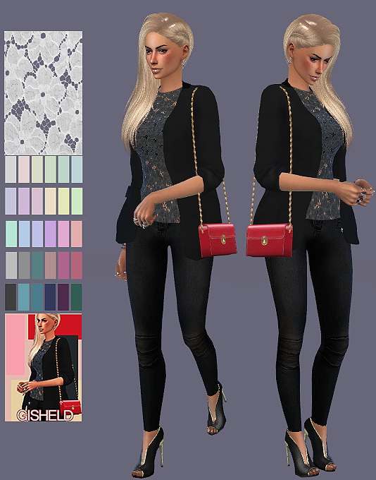 Sims 4 Top Recolor at Gisheld