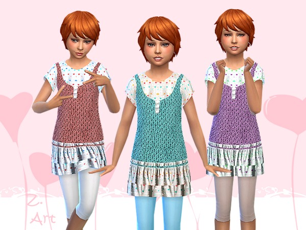 Sims 4 Crochet strap dress by Zuckerschnute20 at TSR