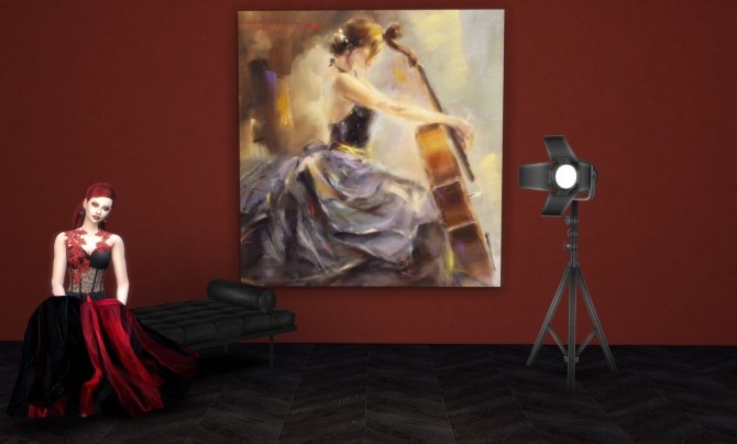 Sims 4 Impressionists paintings set 01 by TheReds at Thomas J Chee