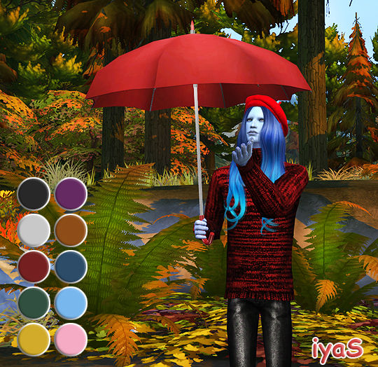 Sims 4 Umbrella at Soloriya