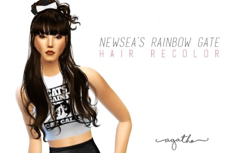 Newsea’s Rainbow Gate Hair Recolor at Agatho Sims