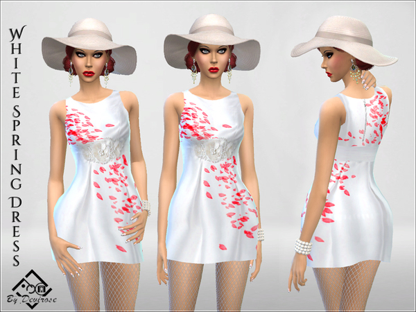 Sims 4 Spring Dresses Set by Devirose at TSR