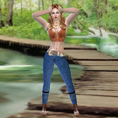 Sims 4 Ebony pants at Trudie55