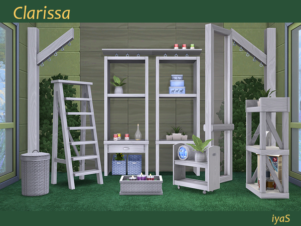 Sims 4 Clarissa set by soloriya at TSR