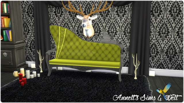 Sims 4 TS3 EA Antique Sofa & Tree Candles Conversion at Annett’s Sims 4 Welt